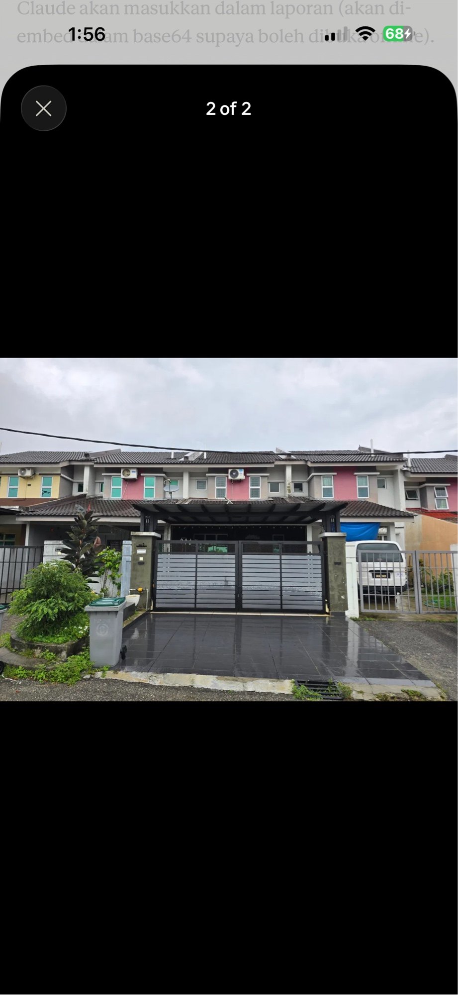 Interior rumah selepas renovasi
